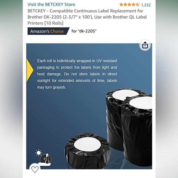 Brand new box of labels 10 pack - Picture 5 of 6